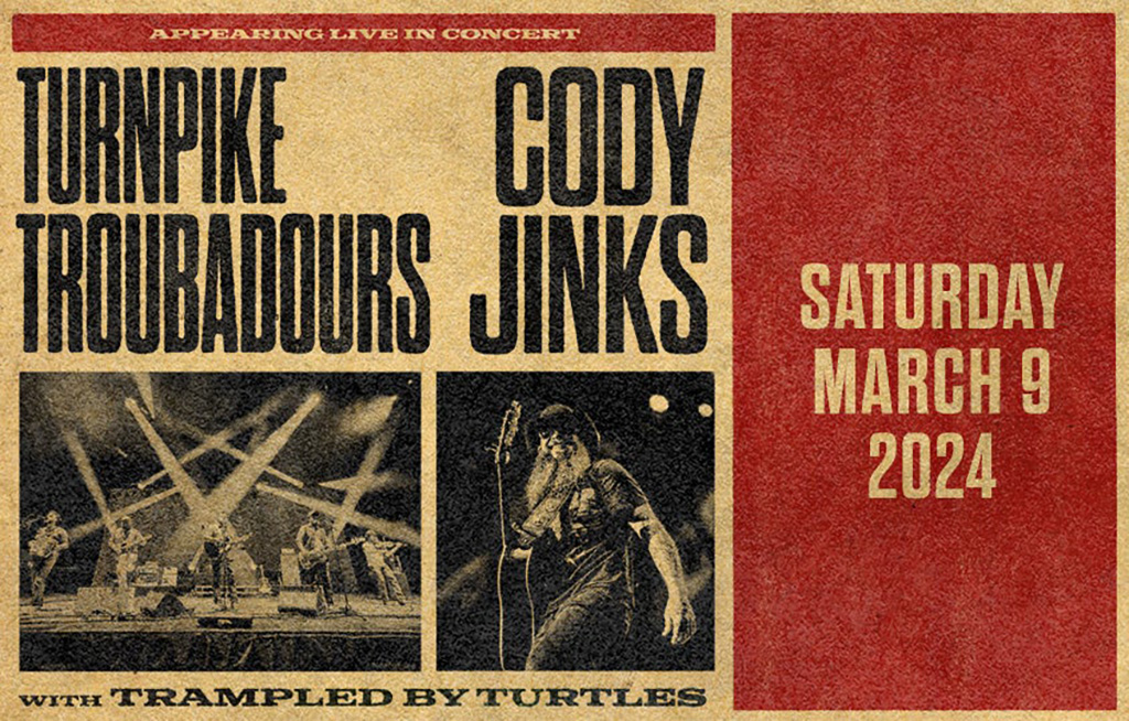 Turnpike Troubadours and Cody Jinks Concert Poster