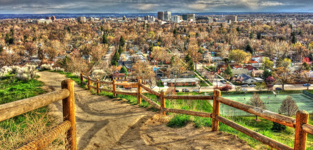 Vantage point from Camels Back - Boise, ID.