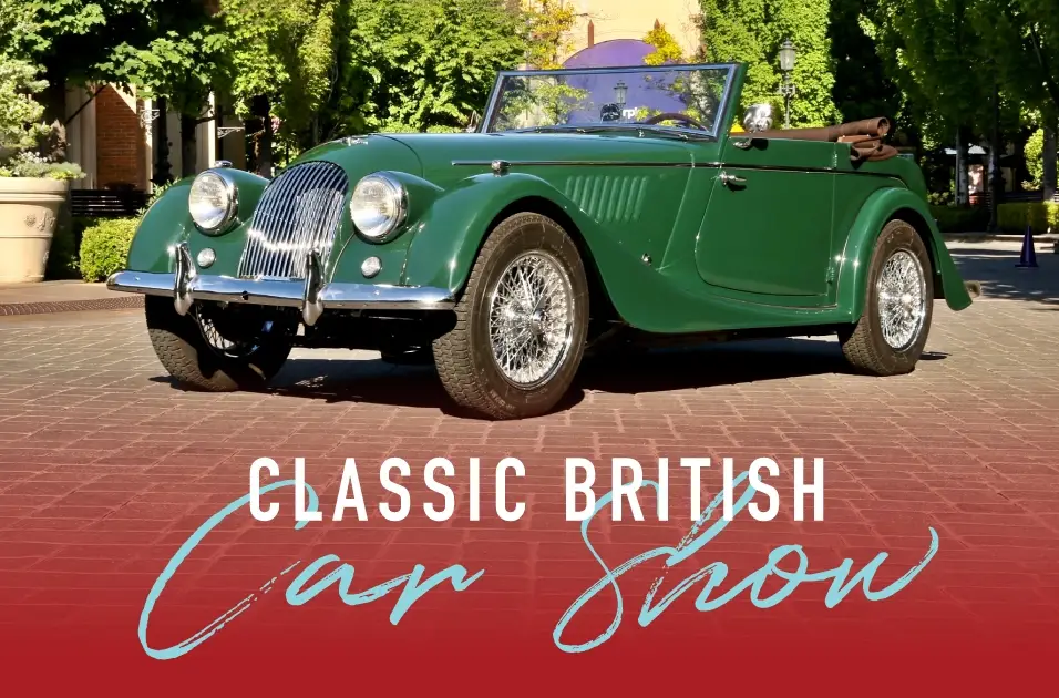 Classic British Car Show — Family fun in The Village at Meridan · Meridian
